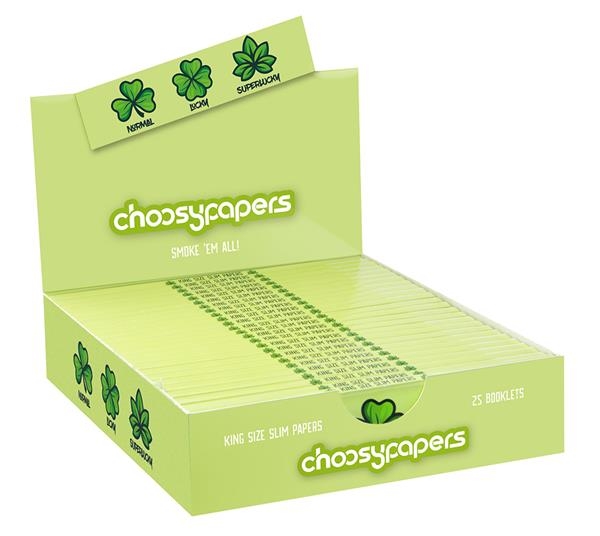 Choosypapers King Size Slim Zigarettenpapier Superlucky